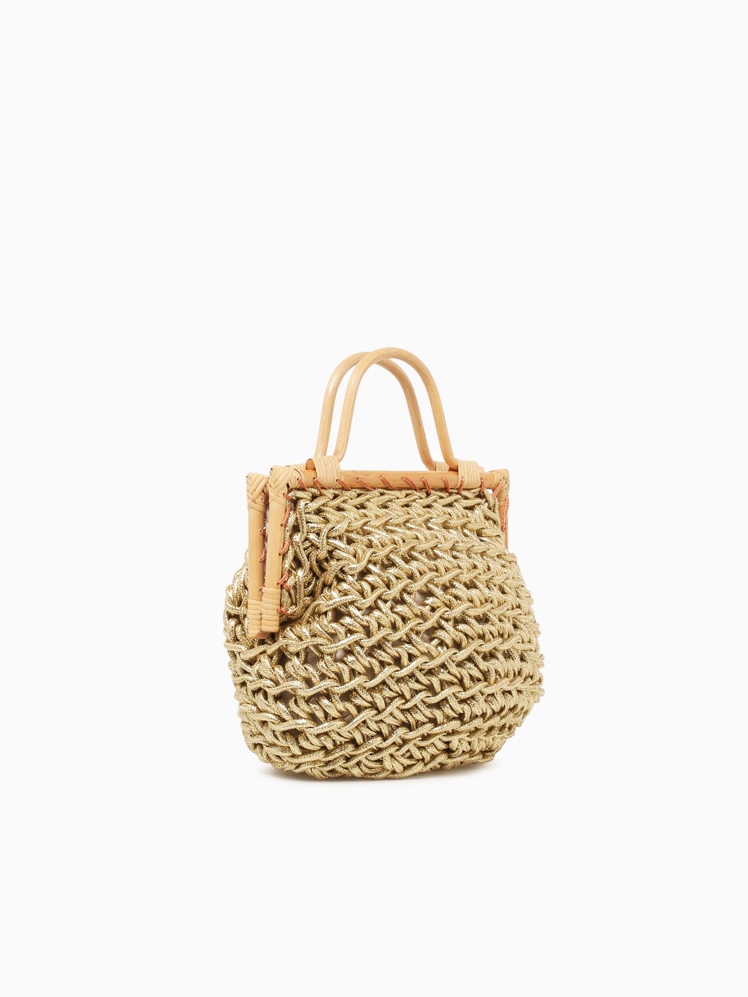 Lasey Top Handle Gold Gold