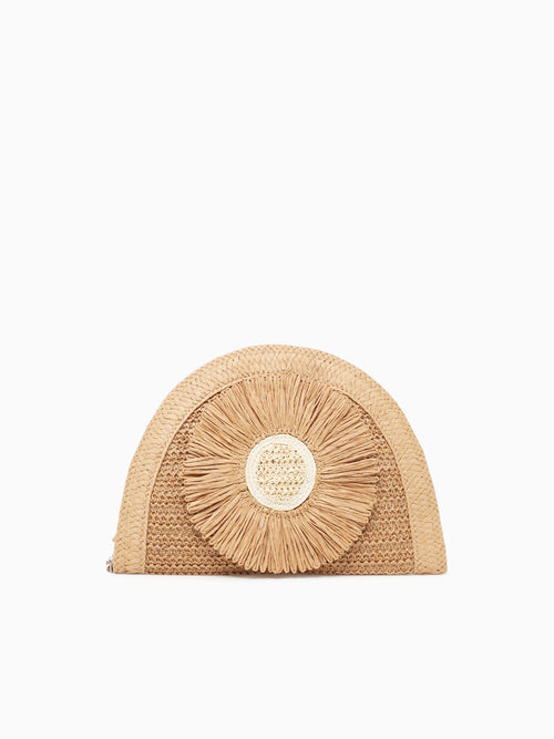 Clementine Clutch Beige Beige