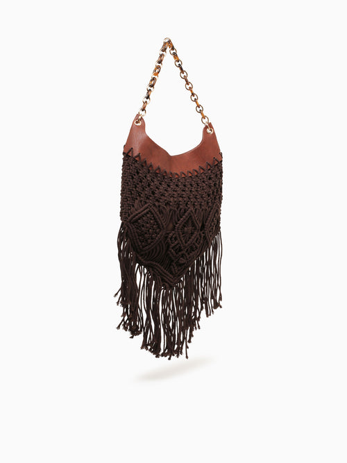 Delia Shoulder Bag Brown Brown