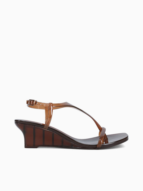 Gigi Brown Clear Vinyl Brown / 5 / M