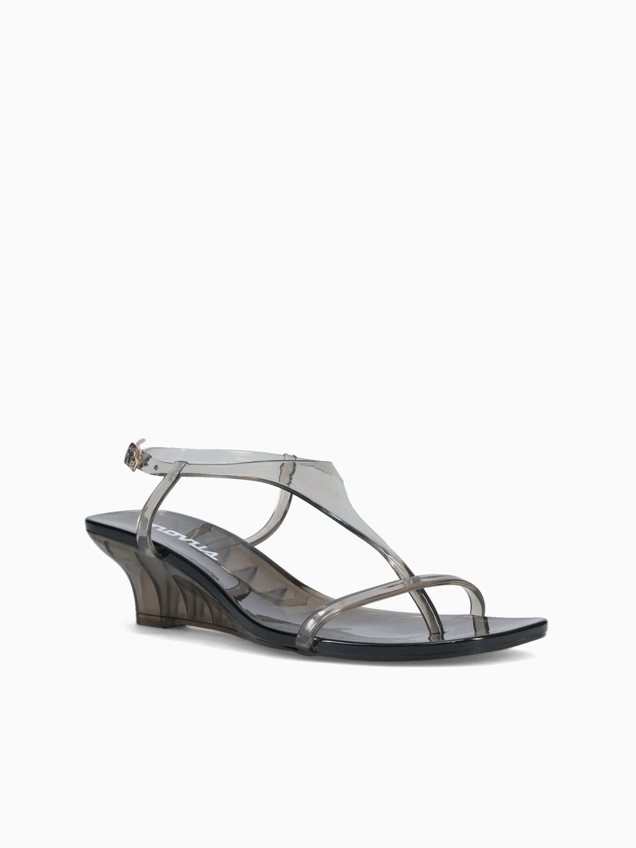 Gigi Smoke Clear Vinyl Grey / 5 / M