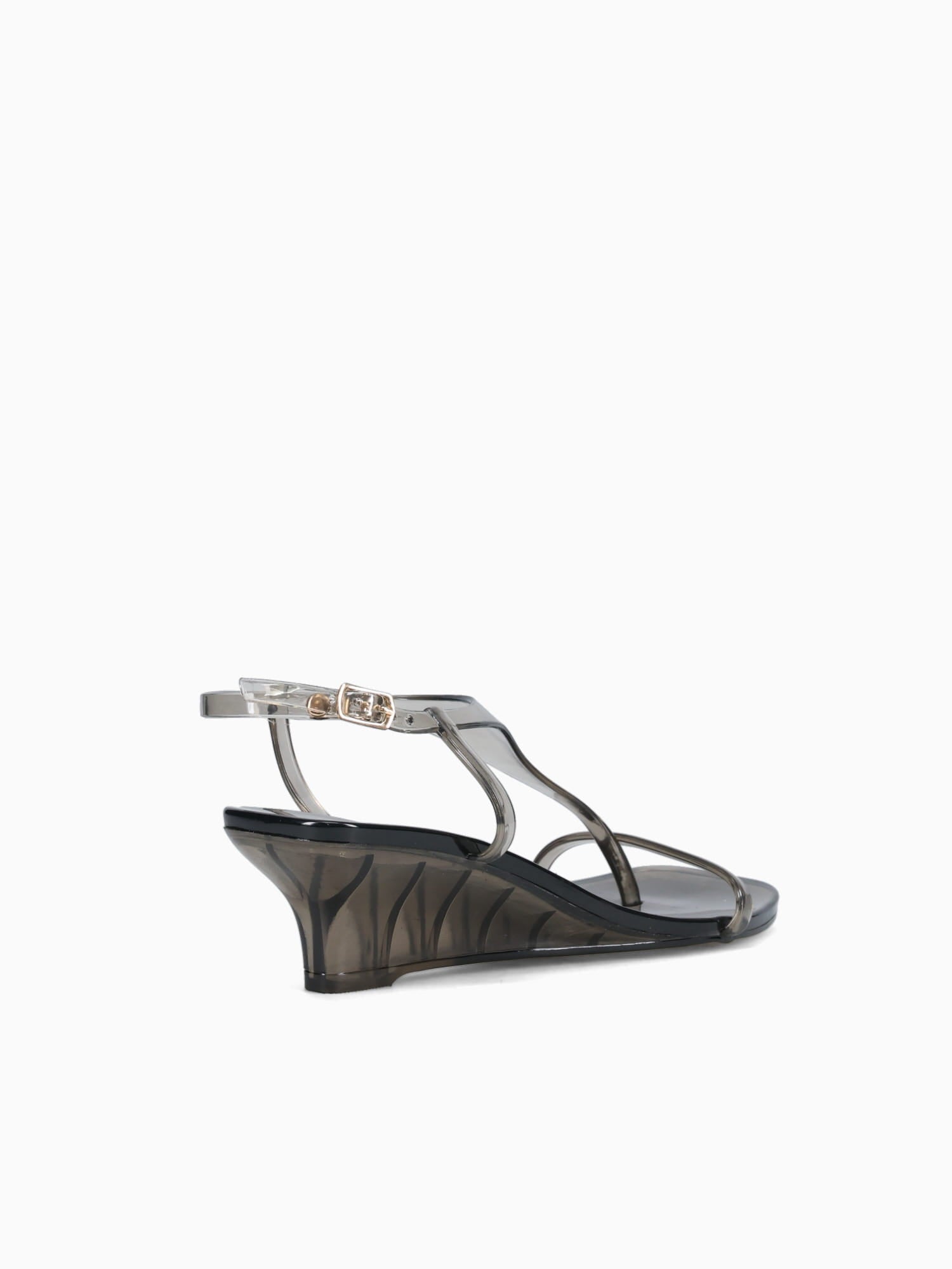 Gigi Smoke Clear Vinyl Grey / 5 / M