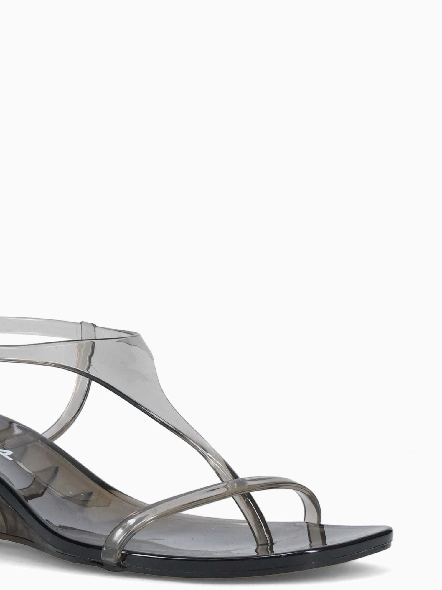 Gigi Smoke Clear Vinyl Grey / 5 / M
