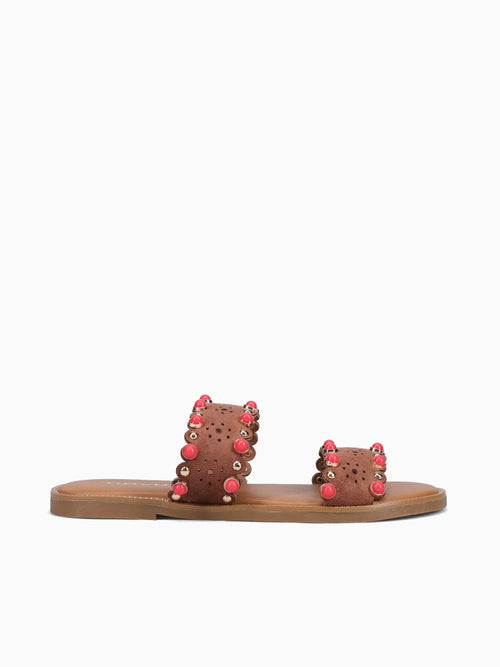 Gisela  Lt Brown Smooth Light Brown / 5 / M