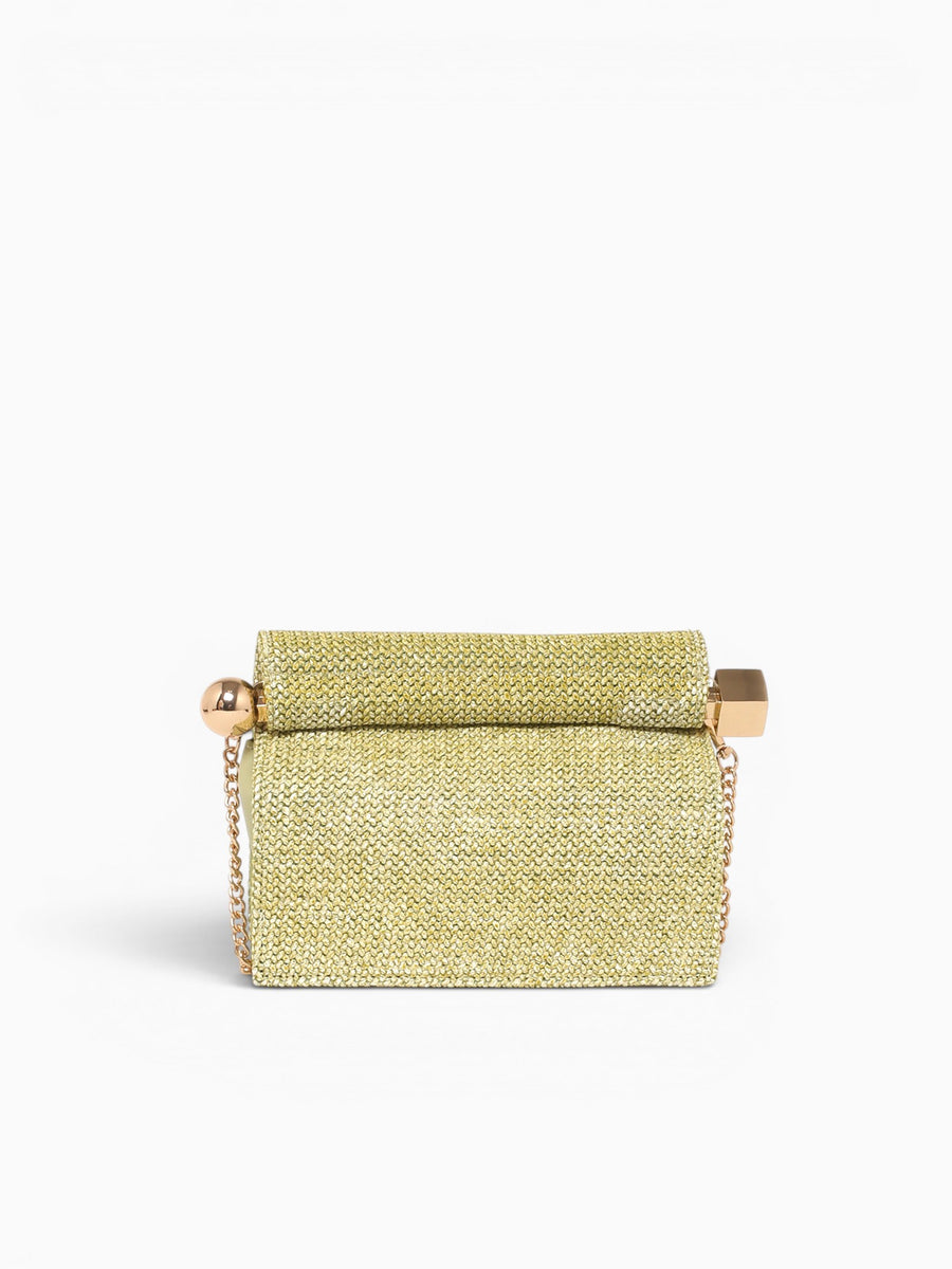 Birch Clutch Green Beige