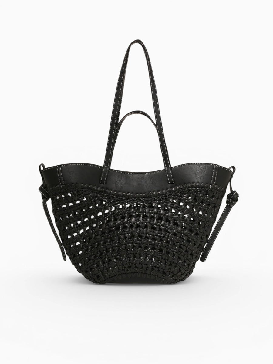 Florence Tote Bag Black Black Black