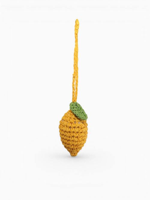 Lemon Bag Charm Yellow