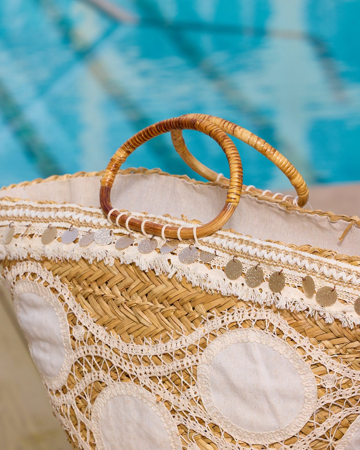 Wave Tote Beige