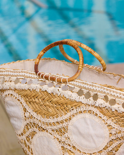Wave Tote Beige