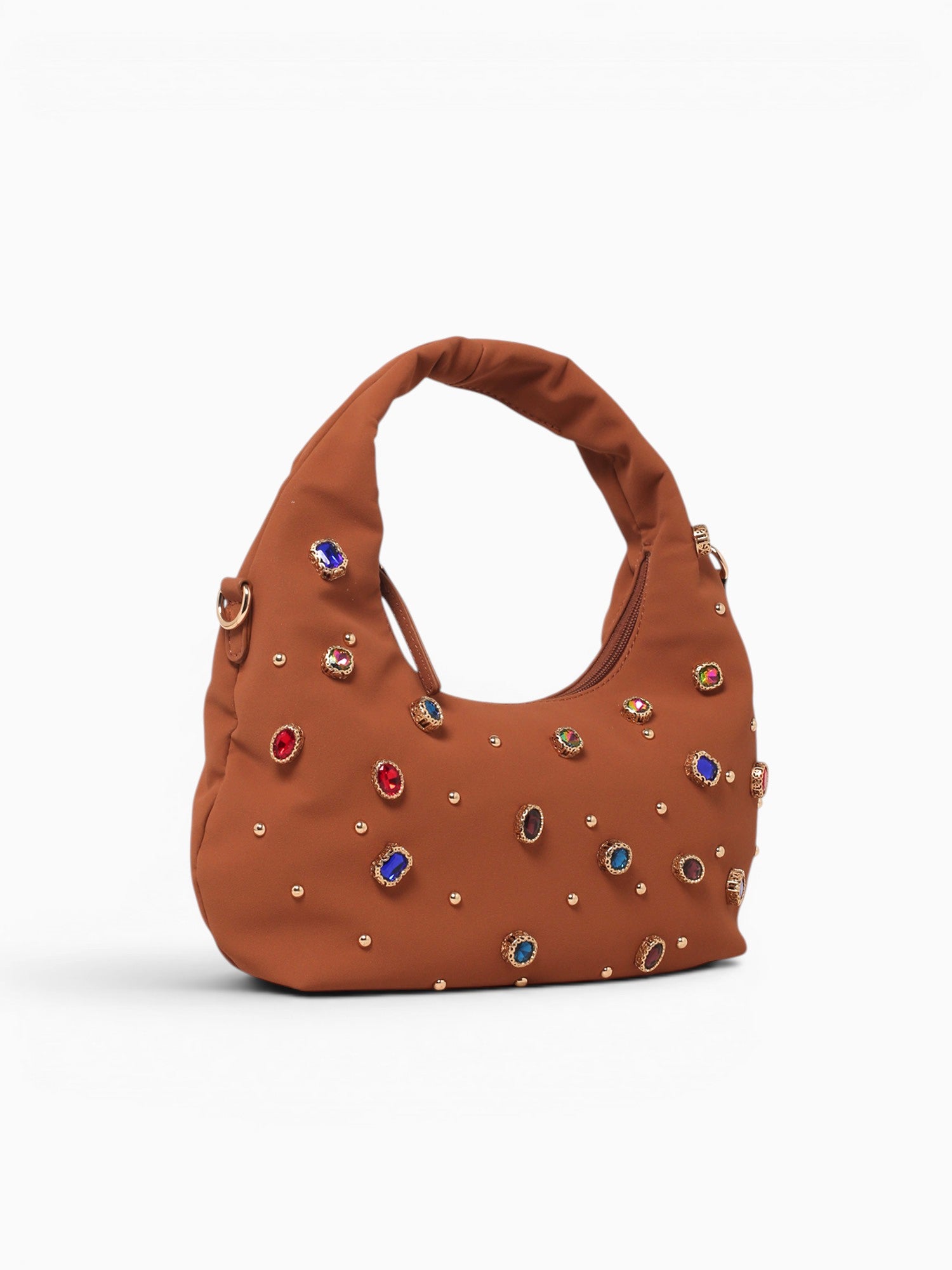 Gilded Shoulder Bag Tan