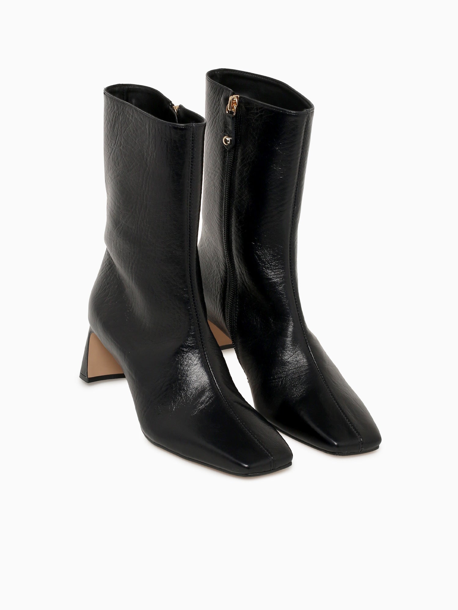 Rosario Preto Cracked Couro Black / 5 / M
