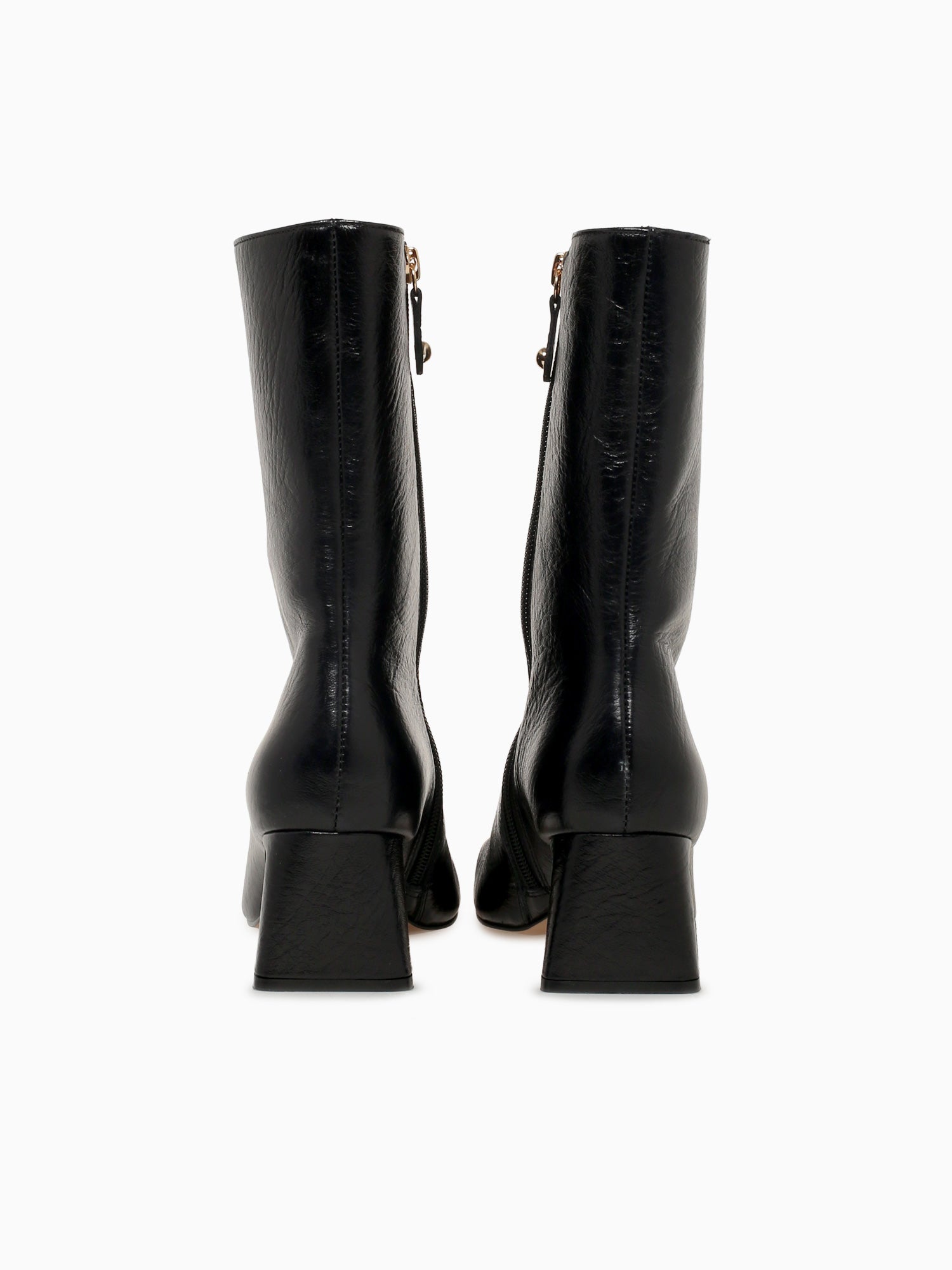 Rosario Preto Cracked Couro Black / 5 / M