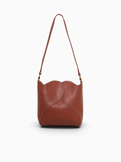 Curved Shoulder Bag Tan
