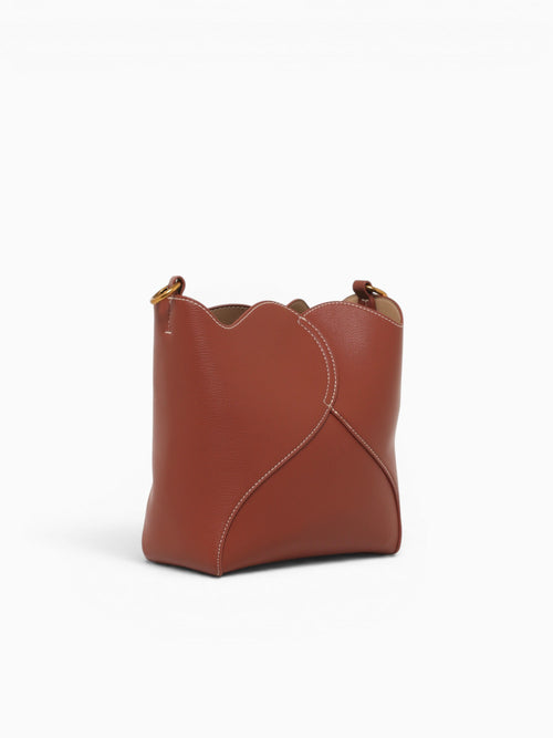 Curved Shoulder Bag Tan Tan