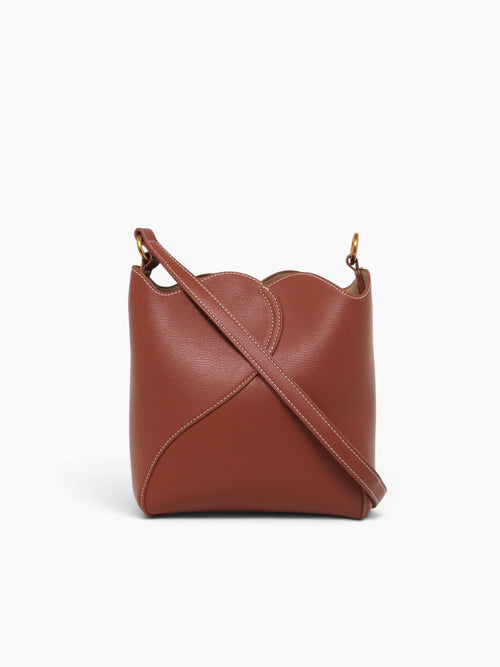 Curved Shoulder Bag Tan Tan