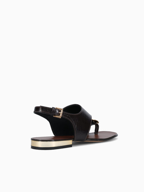 Amélie Chocolate Cracked Couro Dark Brown / 5 / M