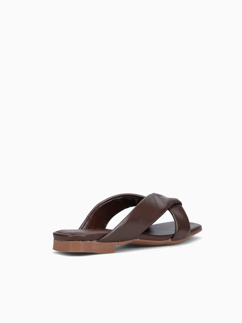 Camille Brown New Veneto Leather Brown / 5 / M
