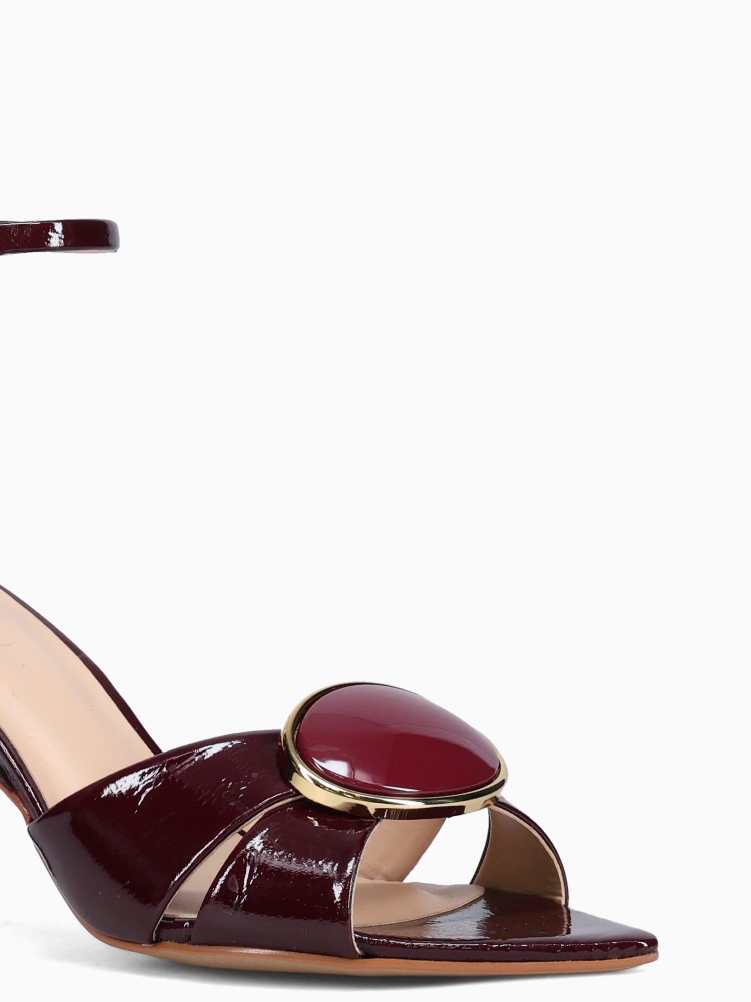 Isabellee Rubino Glossy Patent Leather Dark Pink / 5 / M