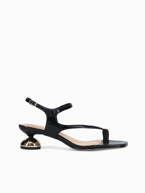 Juliettee Black Glossy Patent Leather Black / 5 / M