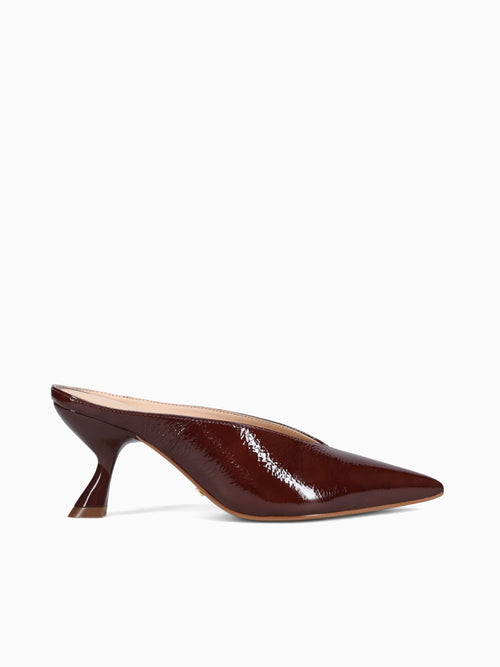 Rosalie Conhaque Glossy Patent Leather Tan / 5 / M