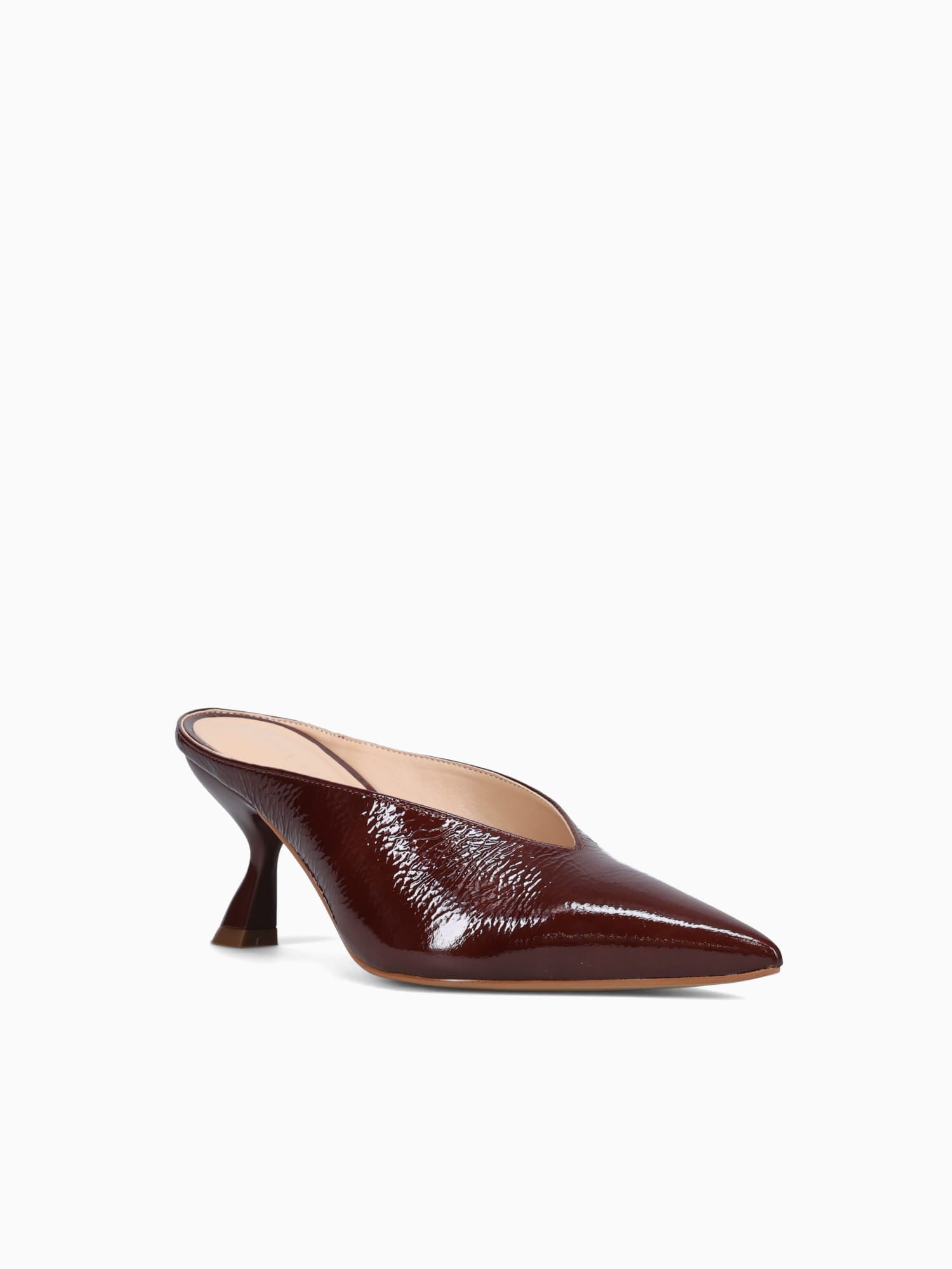 Rosalie Conhaque Glossy Patent Leather Tan / 5 / M