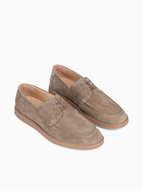 Robbie Khaki Suede Taupe / 7 / M