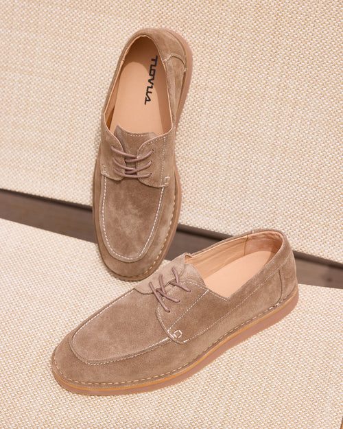 Robbie Khaki Suede