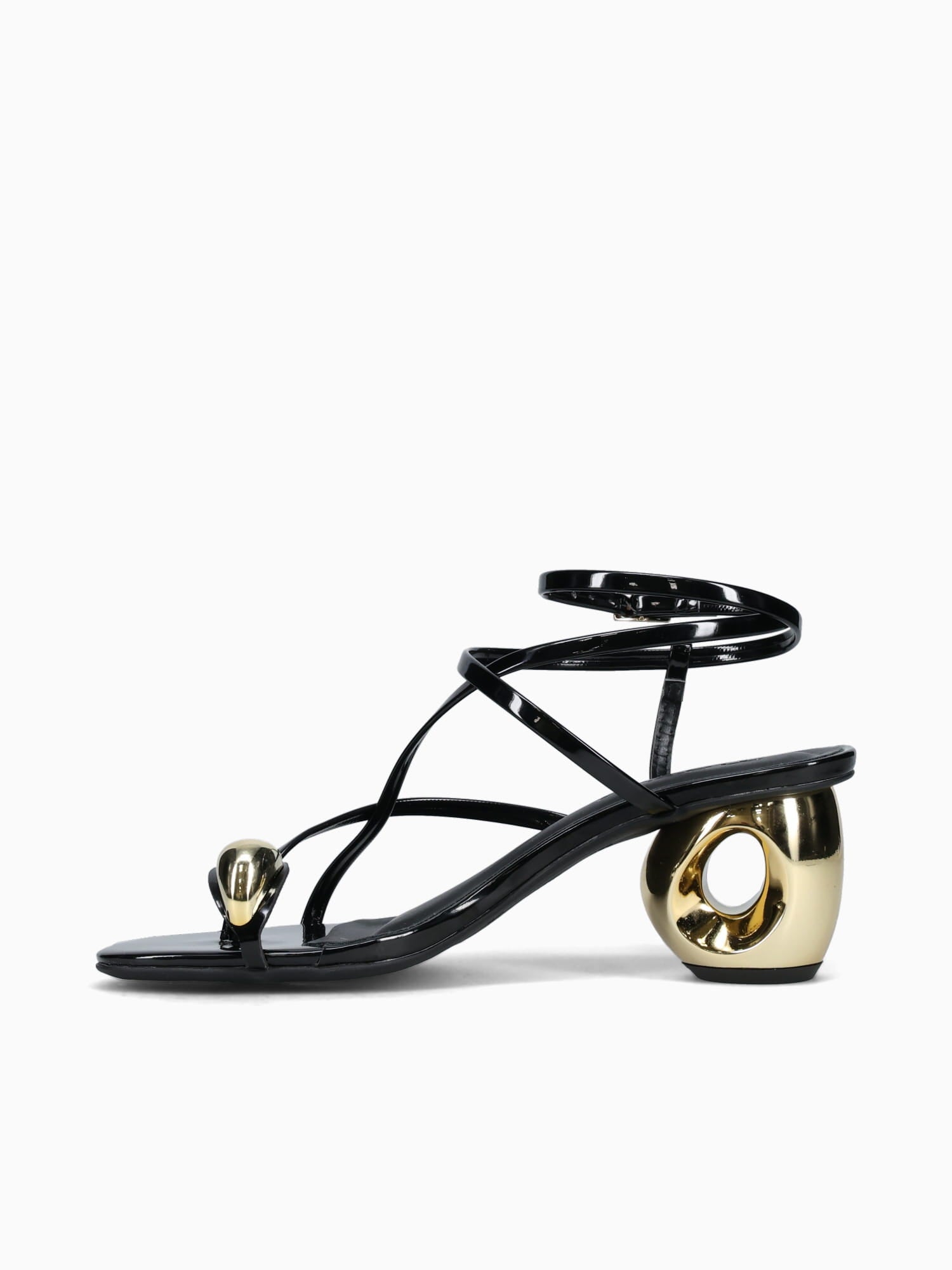 Alessia Negro Oro verniz Black / 5 / M