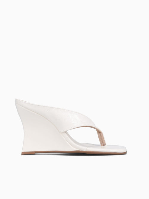 Fiorella Off White Verniz Molhado Off White / 5 / M