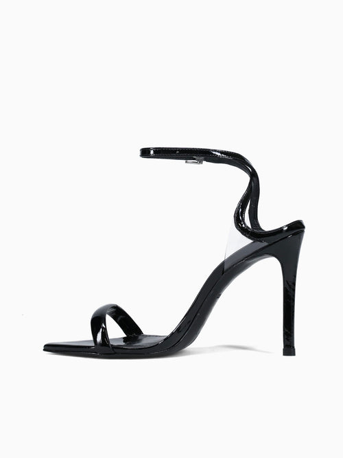 Erandi Black Transparente patent Vinil Black / 5 / M