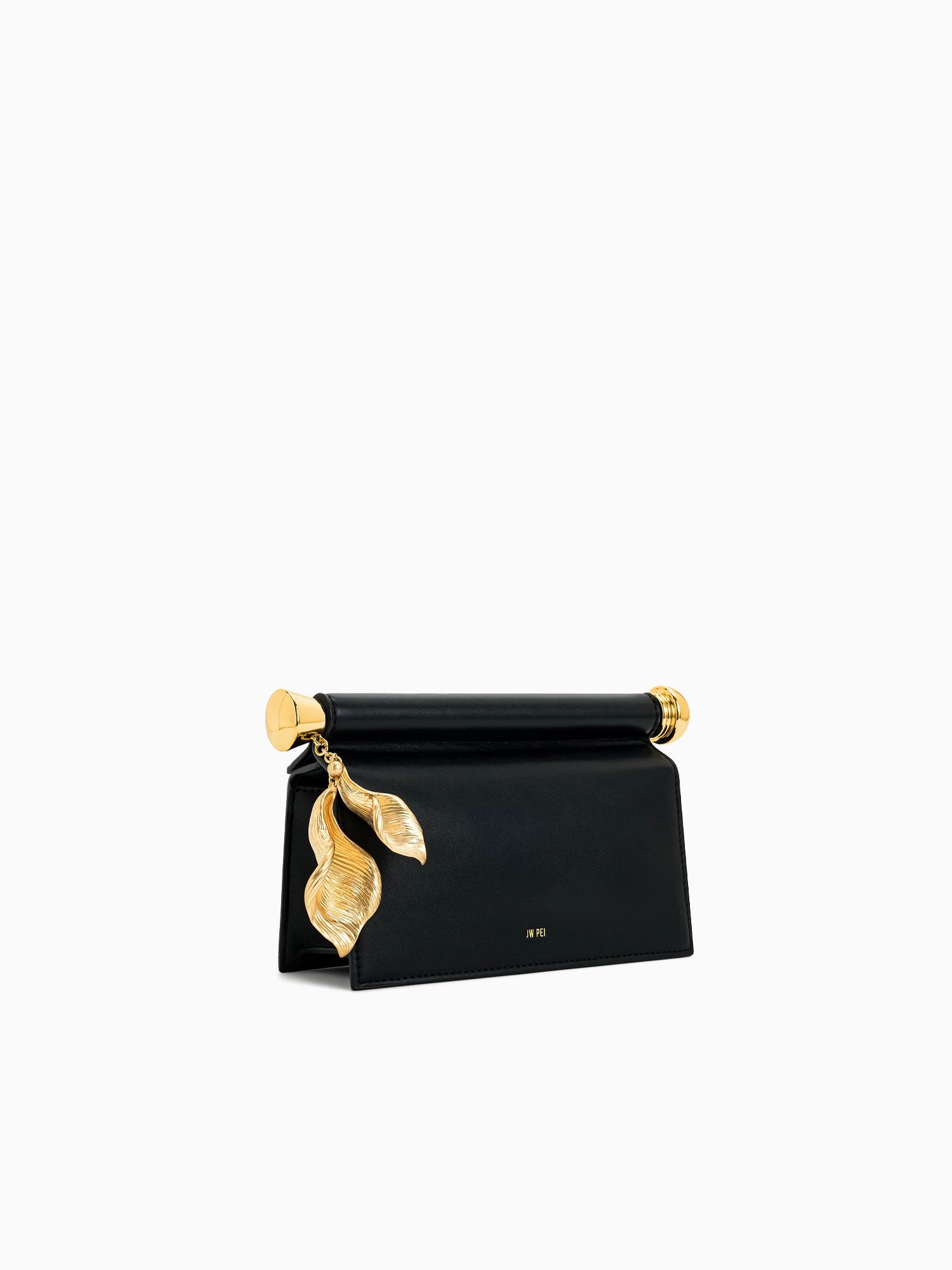 Holly Metal Clutch Black Black