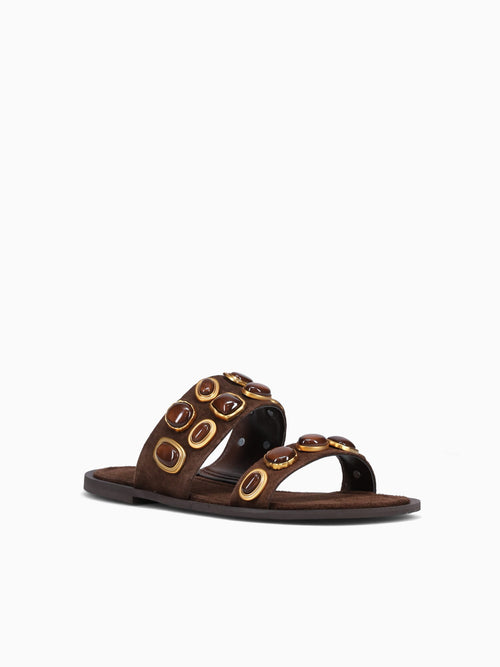Nerea Expresso Leather Dark Brown / 5 / M
