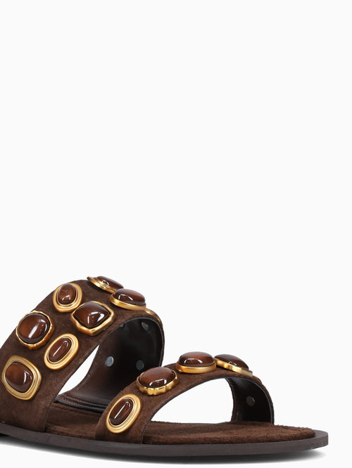 Nerea Expresso Leather Dark Brown / 5 / M