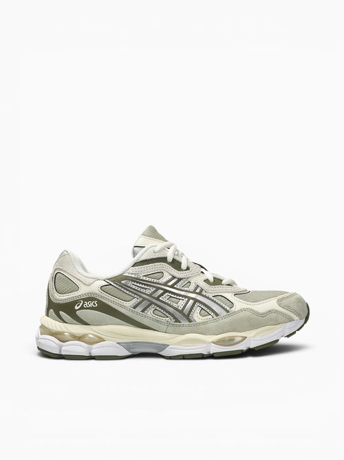 Gelnyc Khaki Powder Suede Mesh Dark Green / 4 / M