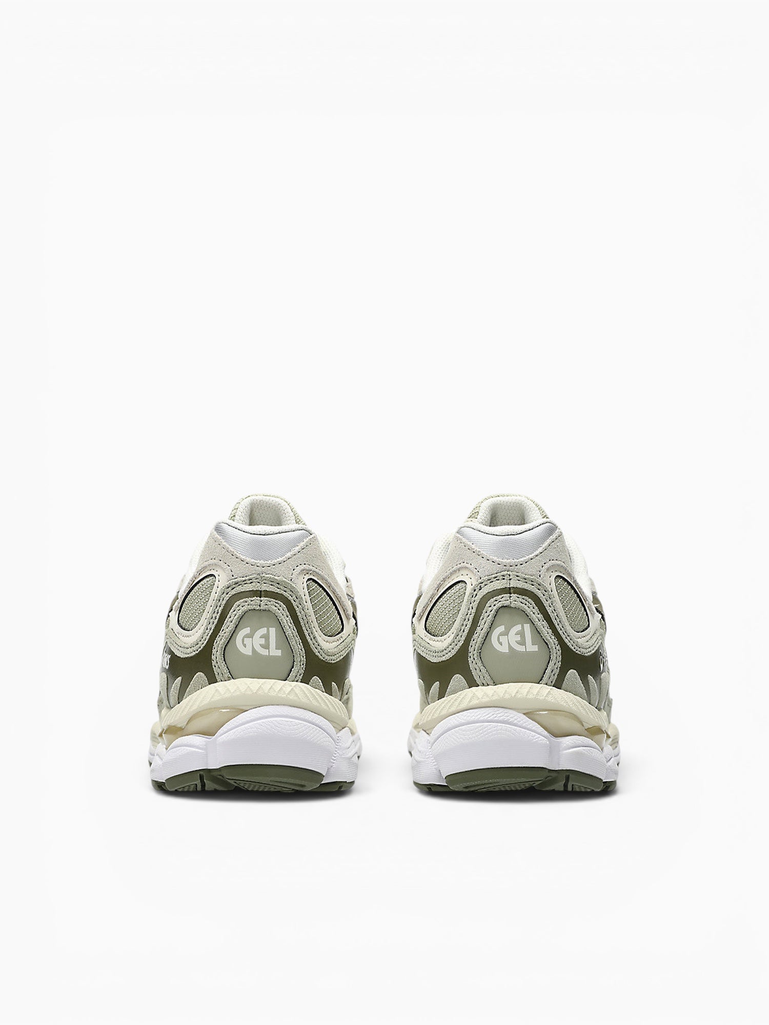 Gelnyc Khaki Powder Suede Mesh Dark Green / 4 / M