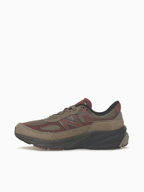 990v6 Dark Camo Leather Dark Brown / 8 / M