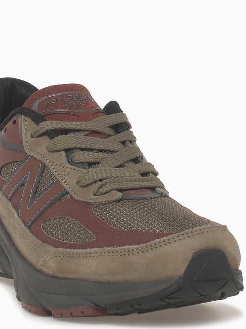 990v6 Dark Camo Leather Dark Brown / 8 / M