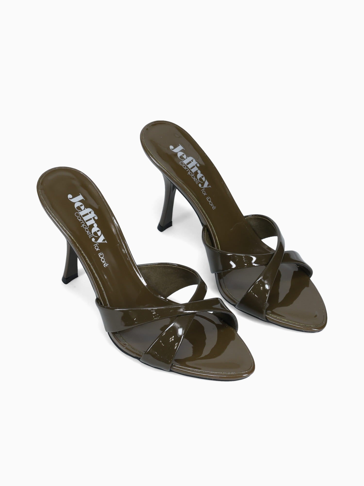 Symone Khaki Patent Cow Leather Medium Brown / 5 / M