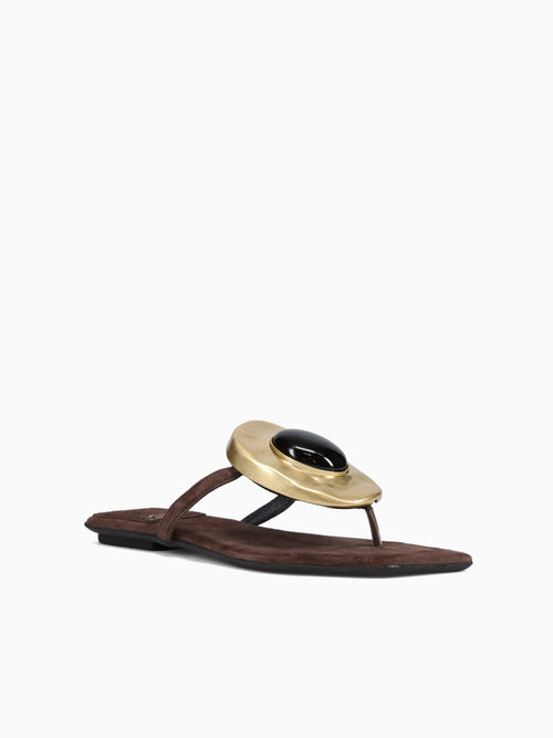 Bazaar Brown Suede Kid Suede Brown / 5 / M