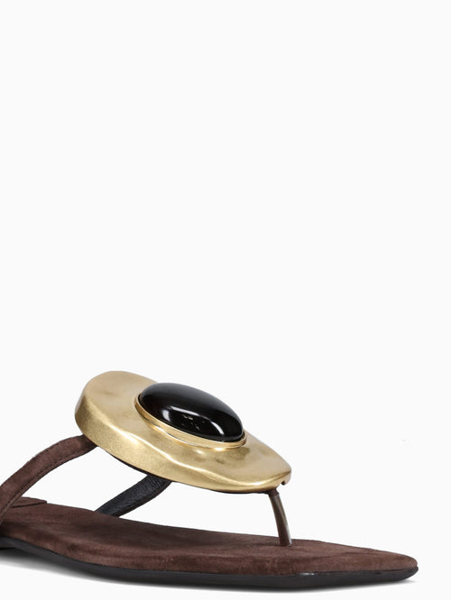 Bazaar Brown Suede Kid Suede Brown / 5 / M