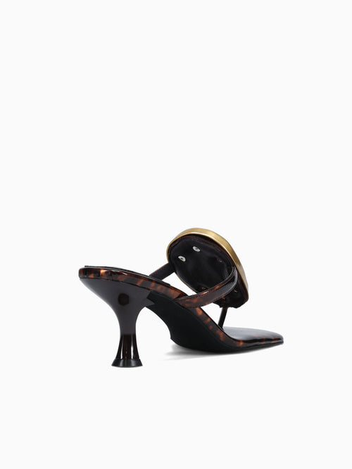 Bazaarmh Tortoise Patent Gold Brown Multi / 5 / M