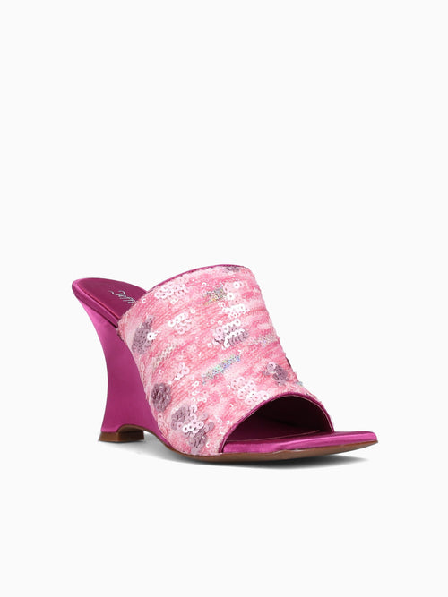 Auraseq Fuchsia Multi Combo Sequin Fabr Pink / 5 / M