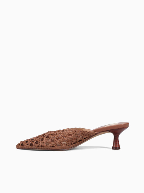 Cleo Loop Mid Brown Raffia Brown / 5 / M