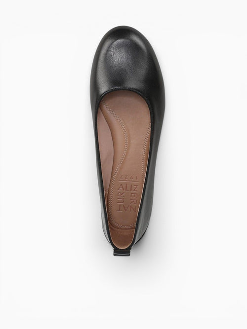 Ava Black Leather Black / 5 / M