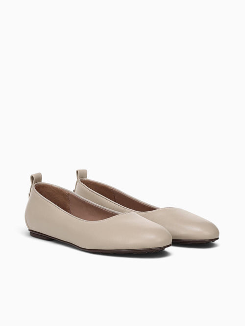 Ava Sandstone Beige Leather Beige / 5 / M