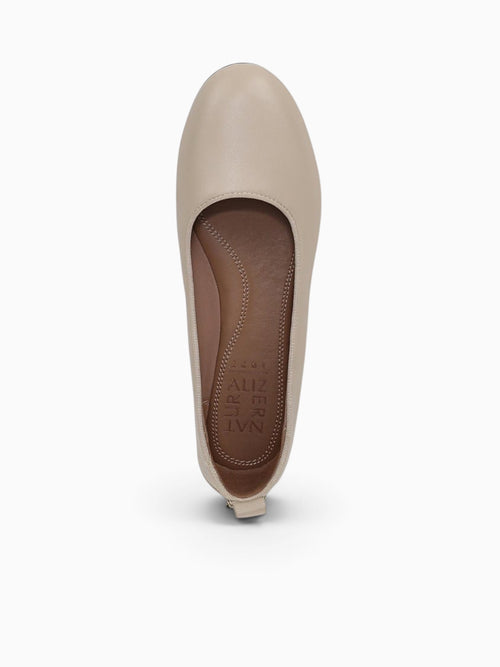 Ava Sandstone Beige Leather Beige / 5 / M