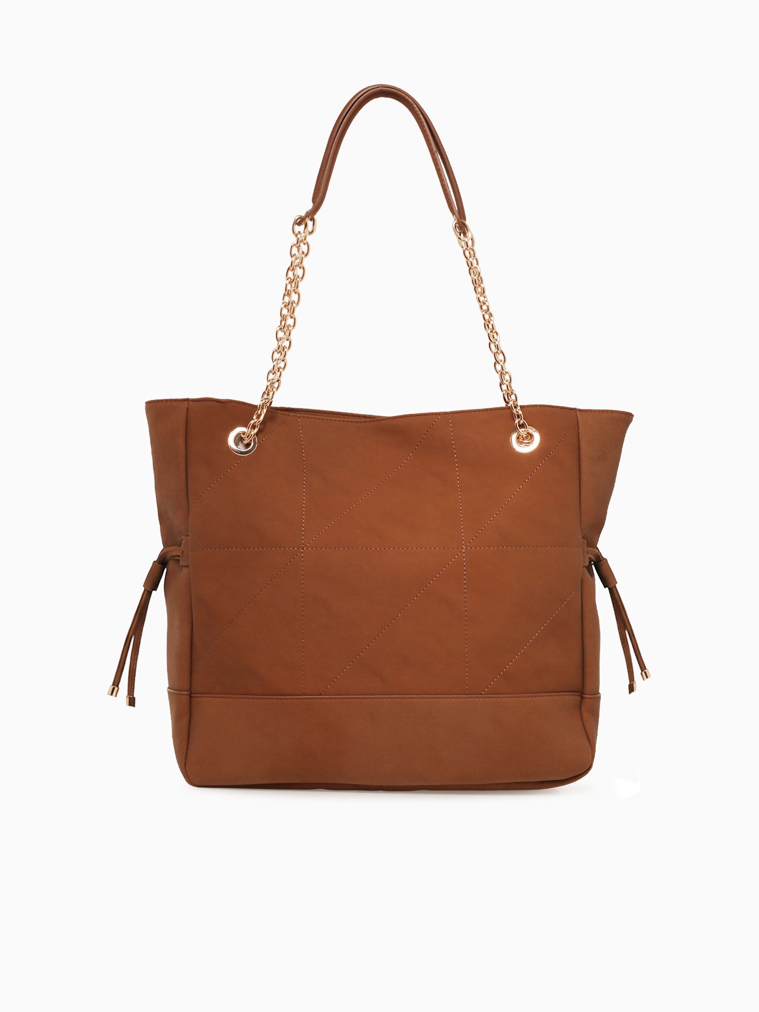 Kinsley Shoulder Bag Cognac Brown