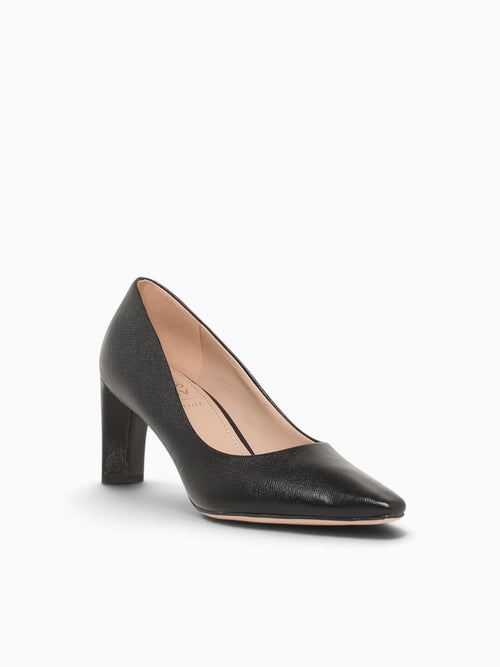Estee Black Leather Black / 5 / M