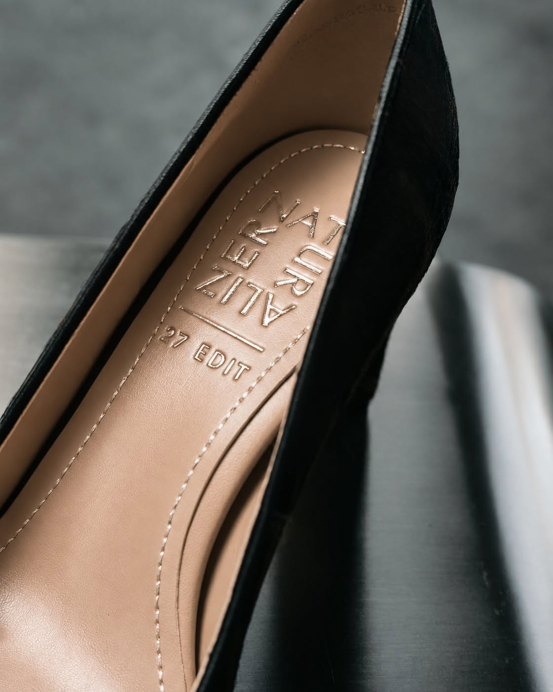 Estee Black Leather