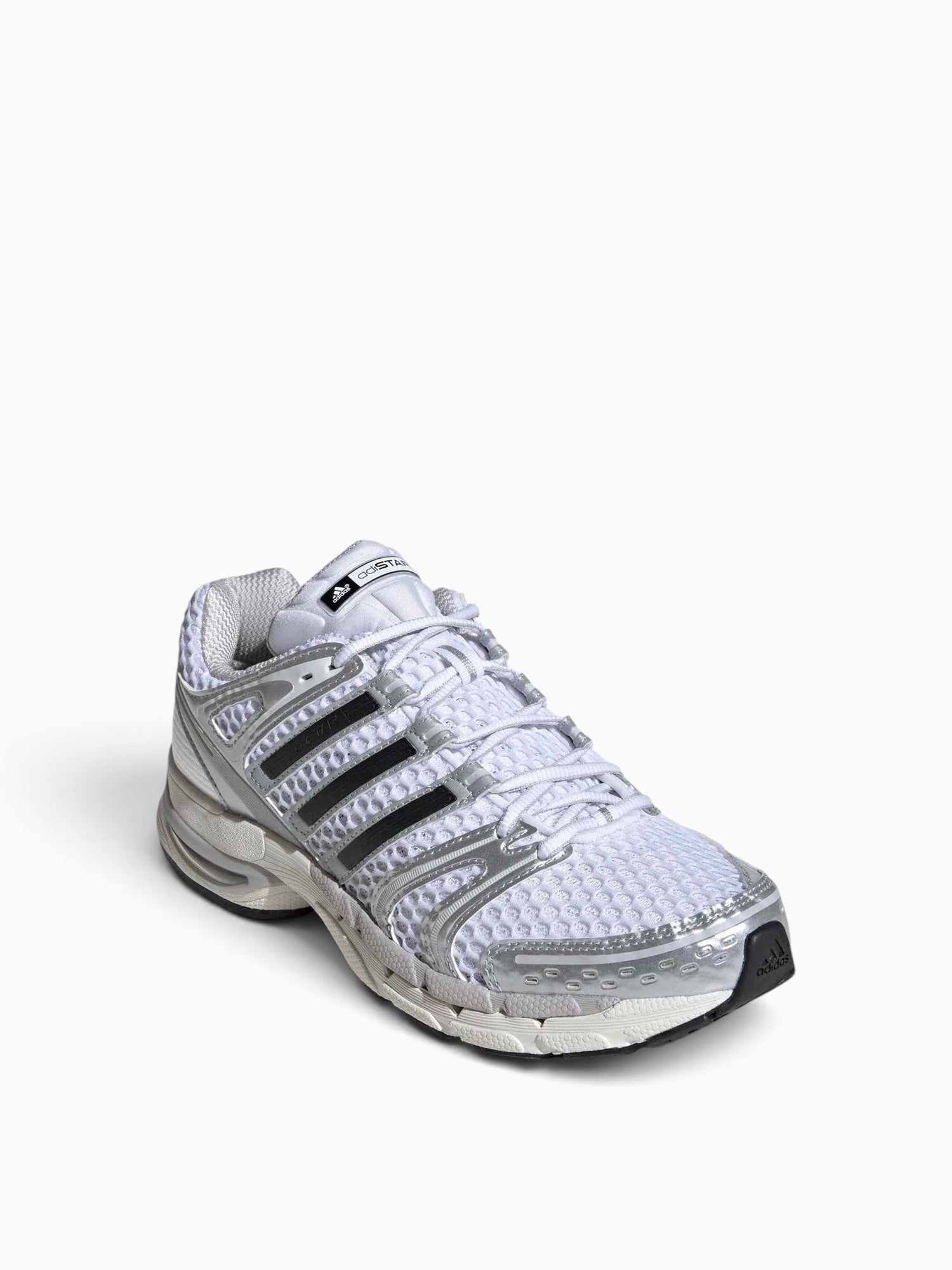 Adistar Control 5 White Silver Blk mesh Silver / 4 / M